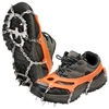 18 crampons de traction crampons femmes hommes anti-dérapant glace neige poignées avec pochette de rangement pour la marche randonnée pêche alpinisme