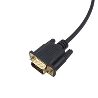 1.8 M Mâle Display Port DP à VGA Mâle Adaptateur Câble Convertisseur 1080 P Vidéo Câble pour Projecteur DTV TV HDVD Lecteur Noir