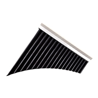 18 Pipe Pan Flute Panpipes C Key Pan Pipes avec embouchure pour les étudiants débutants