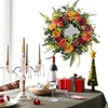 18 pouces automne couronne récolte Festival couronnes automne couronne avec citrouille fleur feuille Thanksgiving couronne pour ferme automne porte d