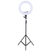 18 Pouces LED Lampe Anneau Luminaire Lampe de Remplissage Studio Photographie Éclairage 55W Luminosité Réglable 3200-5500K Température de Couleur avec Porte-Froid Sac de Transport Base de Chaussure Froid + 2m / 6.6ft Support de Lumière