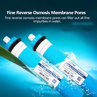 1812-75G Osmose Inverse 75GPD Membrane RO Universel Compatible Remplacement RO Convient Purificateur Résidentiel Filtre À Eau