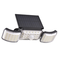 188LED Solaire LED Applique Murale PIR Capteur de Mouvement Lumières Extérieur Étanche Jardin Lampe Veilleuse 3 Modes D