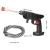 18V ménage sans fil haute pression outil de lavage de voiture Machine de nettoyage de véhicule portable laveuse automobile avec bouteille en mousse (piles 2pcs)