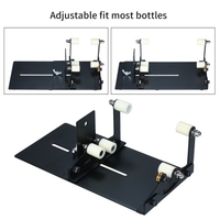 19PC bouteille en verre mise à niveau Version carré et rond vin bière verre Sculptures Cutter pour bricolage verre découpeuse en métal Pad porte-bouteille