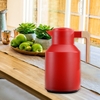 1L Carafe à café thermique Carafe thermique à double paroi Thermos Pot avec poignée en bois Bouilloire à eau Flacon isolé Carafe à thé Maintien au chaud et au froid