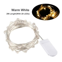 1M / 3.3ft avec 10 LED Guirlande lumineuse en fil de cuivre