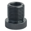 1Pc 1 / 2-28 à 3 / 4-16 adaptateur de filtre à huile fileté automobile en acier noir moleté