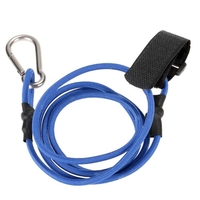 1pc 4mm épais 103cm long Elastic Kayak Canoe sécurité Bungee Cord Pêche Rod Longe Paddle Leash