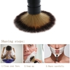 1pc masculine Nylon rasage brosse métal Aluminium oxyde poignée rasoir séries mâle barbe & visage nettoyage outil noir