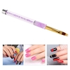 1pc Nail Art Gel UV Peinture Pen Brush Nail Art Gradient Pinceau acrylique UV Gel Polish Conseils Effet 3D Design Tools