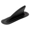 1pc noir Mini Kayak dérive suivi Fin Fin intégrale pour bateau Canoe