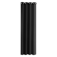 1PC rideau moderne Simple imperméable couleur unie Trilon Transparent perforé crème solaire Antiple UV rideau tissu