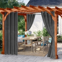 1PC rideau moderne Simple imperméable couleur unie Trilon Transparent perforé crème solaire Antiple UV rideau tissu