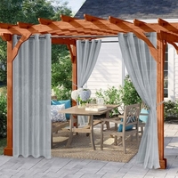 1PC rideau moderne Simple imperméable couleur unie Trilon Transparent perforé crème solaire Antiple UV rideau tissu