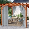 1PC rideau moderne Simple imperméable couleur unie Trilon Transparent perforé crème solaire Antiple UV rideau tissu