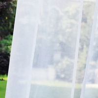 1PC rideau moderne Simple imperméable couleur unie Trilon Transparent perforé crème solaire Antiple UV rideau tissu