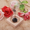 1pcs aimant Awaglass sablier Timer soufflé à la bouche bureau décoration magnétique sablier noir