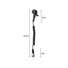 1pcs Paddle laisse élastique Kayak Canoe sécurité tige laisse Kayak accessoires Stretch à 1, 9 M
