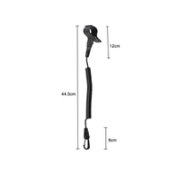 1pcs Paddle laisse élastique Kayak Canoe sécurité tige laisse Kayak accessoires Stretch à 1, 9 M