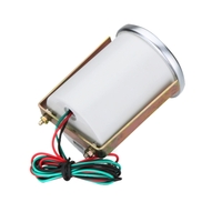 2 « fumée de 52mm Lens pointeur Air/Fuel Ratio blanc LED jauge universelle Auto compteur voiture style Instrument