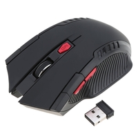 2. 4 G sans fil affaires Gaming Souris USB2.0 noir Portable 2400 DPI réglable optique pour PC portable ordinateur de bureau