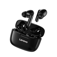 2 écouteurs intra-auriculaires Lenovo XT90 TWS (1 * noir + 1 * blanc)