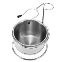 2 en 1 Ensemble de rasage pour hommes Tige de rasage sèche ou humide + Porte-rasage Barbe mâle Sablage au savon Cuvette de rasage