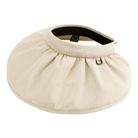 2-en-1 extérieur femmes pare-soleil chapeau large bord retrousser pliable réglable Protection UV plage casquette bandeau chapeau de soleil