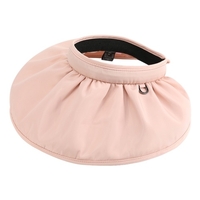 2-en-1 extérieur femmes pare-soleil chapeau large bord retrousser pliable réglable Protection UV plage casquette bandeau chapeau de soleil