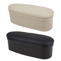 2-en-1 voiture porte gauche accoudoir support boîte de rangement main courante main courante support anti-fatigue voiture intérieur accessoire noir