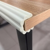 2 M / 6.6ft Mutifunction Bébé Bumper Bande Bord de Sécurité Protection Bar Coussin Meubles Table avec Double Face Robinet Brun