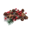 2 mètres 20 LED lumière chaude IP54 LED lumière décorative de Noël cône de pin guirlande lumineuse sans batterie pendant l