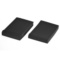 2 Pack Studio Monitor Isolation des haut-parleurs Mousse acoustique Max. 9, 6 "* 7, 7" Zone utilisable