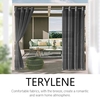 2 PC rideau moderne Simple imperméable couleur unie Trilon Transparent perforé crème solaire Antiple UV rideau tissu