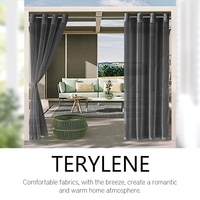 2 PC rideau moderne Simple imperméable couleur unie Trilon Transparent perforé crème solaire Antiple UV rideau tissu