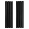2 PC rideau moderne Simple imperméable couleur unie Trilon Transparent perforé crème solaire Antiple UV rideau tissu