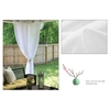 2 PC rideau moderne Simple imperméable couleur unie Trilon Transparent perforé crème solaire Antiple UV rideau tissu