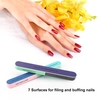 2 pcs / lot limes à ongles tampons à ongles bloc 7 étapes professionnelles polissage polissage brillant vos ensembles d