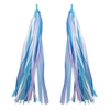 2 PCS arc-en-ciel vélo banderoles pour filles garçons enfants gland scooters rubans vélo guidon streamers rubans