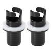 2 Pcs Bateau Gonflable Kayak Air Valve Adaptateur Inflation Air Pied Pompe Tuyau Adaptateur Valve Connecteur