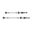 2 PCS Bike Quick Release Wheel Hub Shaft Front Rear Set Bicycle Quick Release Skewer Axle