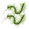 2 Pcs Carp Accessoires De Pêche Pinces à Cheveux Terminal Tackle avec Crochet et Weed