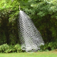 2 pcs Cuivre Spring Shoal Filet de Pêche avec des Perles Lumineuses Maille Net pour Pêche de Pêche de Nuit S