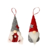 2 Pcs Elf Chapeau Couple Poupée Antler Poupée Sans Visage Arbre De Noël Décoration Accessoires Pendentif De Noël
