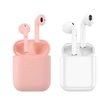 2 pcs i12 écouteurs sans fil Vrai sans fil BT écouteurs BT 5.0 casque intelligent