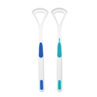 2 pcs langue grattoir langue orale nettoyeur langue de la bouche brosse de nettoyage frais souffle fabricant d