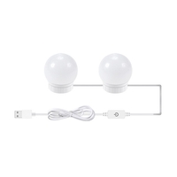2 PCS LED Maquillage Miroir Lumières 3 Modes De Couleur Miroir De Vanité Lumières Salle De Bains Miroir Lumière avec Câble USB LED Bandes Lumineuses