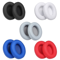 2 Pcs Remplacement des Oreillettes Oreille Pad Coussin pour Beats Studio Sur Oreille Filaire / Sans Fil Casque Bleu