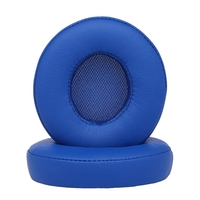 2 Pcs Remplacement des Oreillettes Oreiller Pad Coussin pour Beats Solo 2/3 Sur Oreille Sans Fil Casque Noir